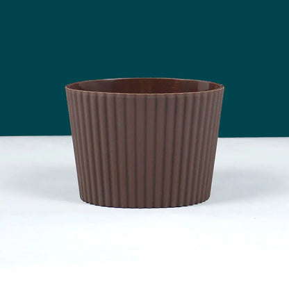 Silicone Coffee Cup Cover & Sleeve — Anti-Scalding, Anti-Slip Universal Tapered Thread Mug Protector for Ceramic & Glass Cups