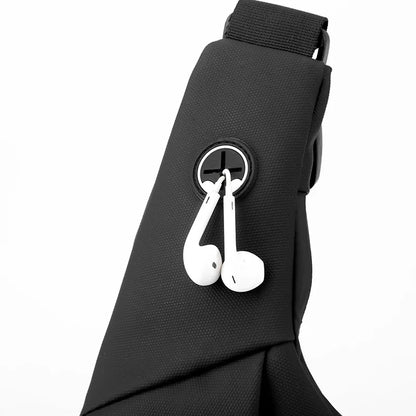 Men's Sling Chest Bag | Small Shoulder Messenger | Anti-Theft Mini Travel Crossbody | Mobile Phone Holder