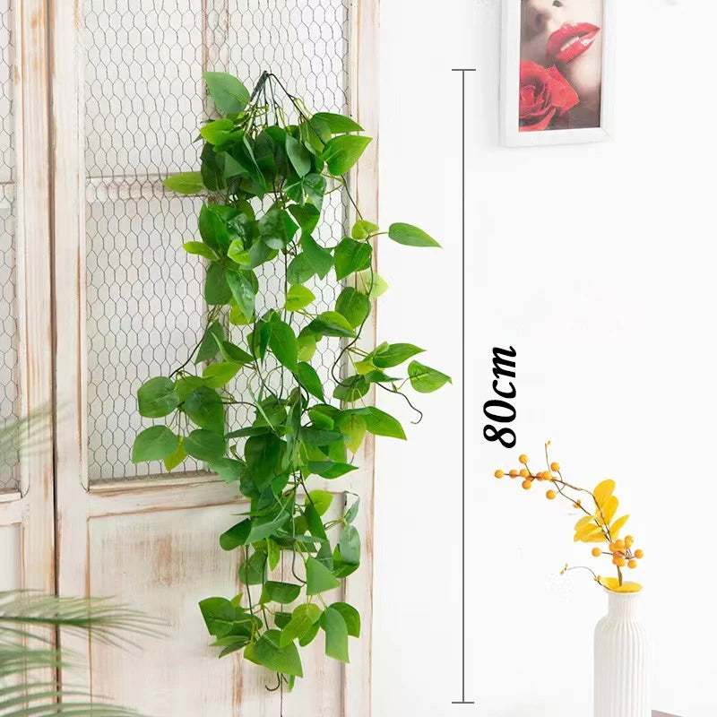 Handmade Wicker Rattan Wall Hanging Flower Planter – Garden Vine Basket Plant Holder