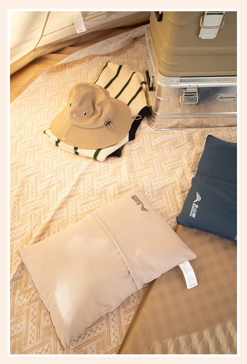 BISINNA Ultralight Outdoor Camping Pillow – Compressible Portable Hiking & Travel Pillow