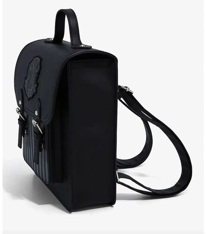 Wednesday Addams Backpack — Schoolgirl Nevermore College Cosplay Messenger Bag for Kids & Fans Gift