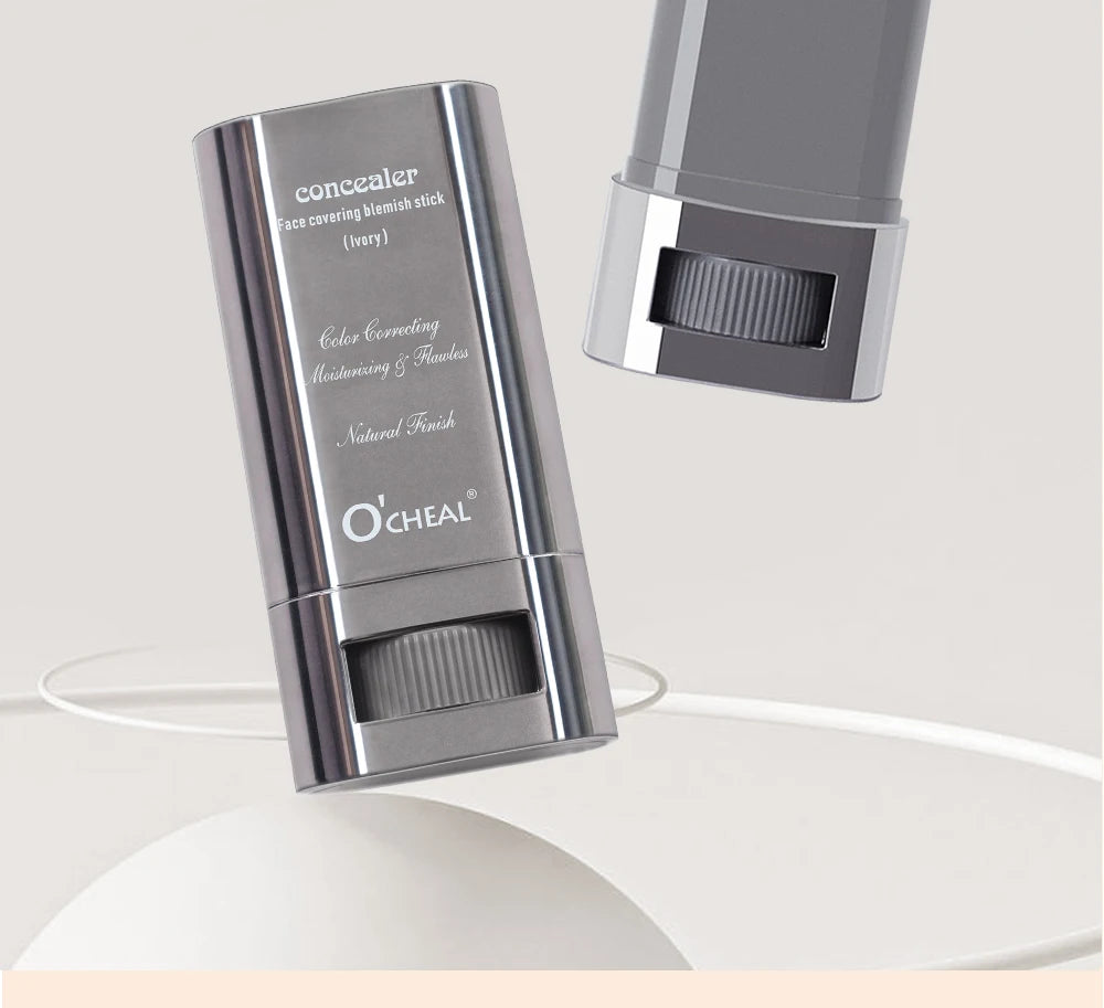 Ocheal Foundation and Contour Stick – Long-Wear Lightweight Concealer, Bronzer, and Brightening Makeup Pen