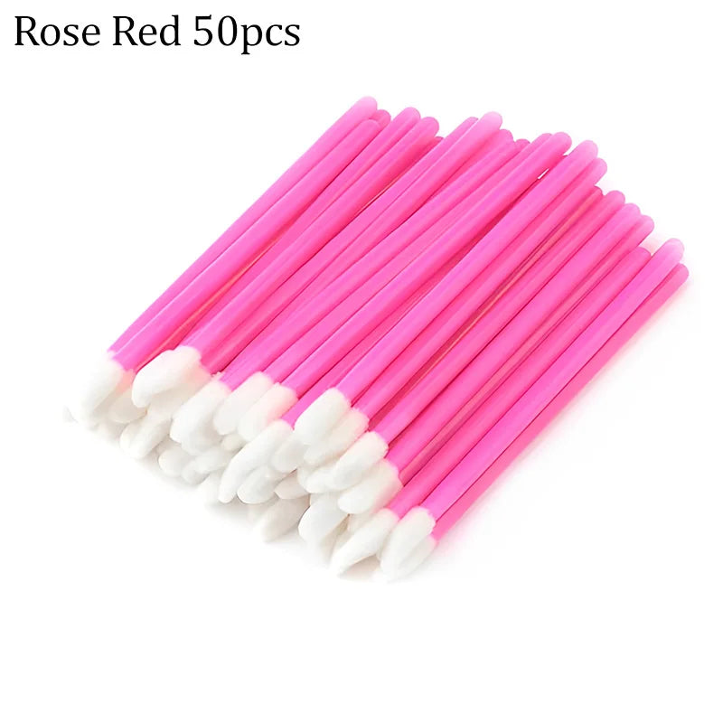 50PCS Reusable Eyelash Brushes – Mascara Wands Spoolers for False Lashes & Eyelash Extensions