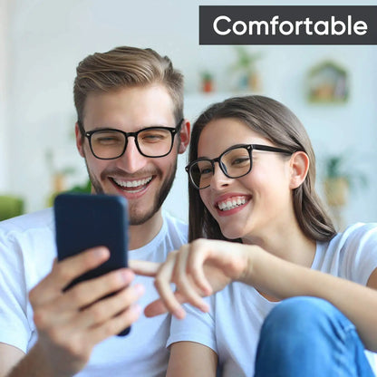 Blue Light Blocking Glasses – Men’s Computer and Gaming Glasses, UV400 Clear Lens for Eye Protection and Anti-Eyestrain