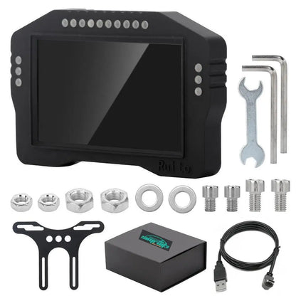 SimRuito 10.3-Inch Racing Dashboard - Sim Racing Steering Wheel Display for PC Speed and Car Data