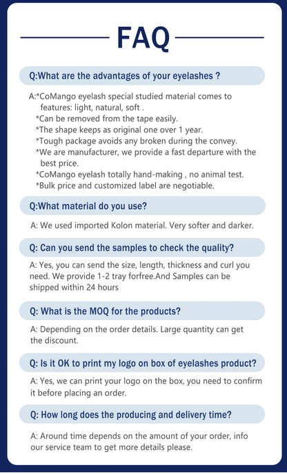 CoMango Wispy Premade Volume Lash Fans – 3-10D Individual Short Stem Faux Mink Russian Eyelash Extensions, 320 Fans