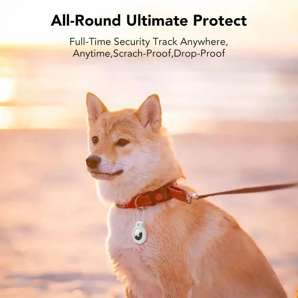 Apple AirTag Secure Holder – Wire Cable Lock Case Keychain for Keys, Luggage Tags, and Key Rings