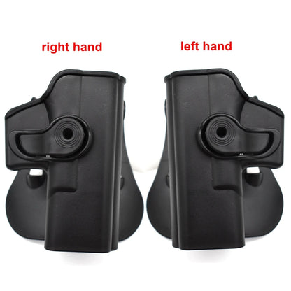 Left Hand Gun Holster – IMI Glock Pistol Case for Gen 1-4 Glock 17, Waist Holster with 9mm Mag Pouch, Hunting Accessories
