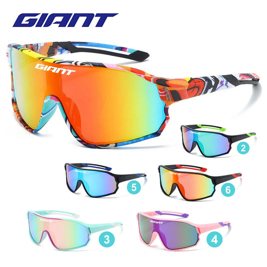 GIANT Cycling Glasses – UV400, Anti-Fog REVO Lenses, HD Clarity, Cateye Design