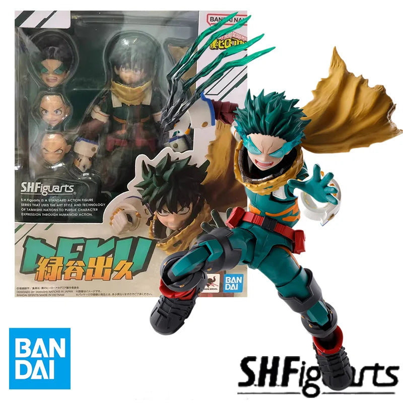 Bandai S.H.Figuarts My Hero Academia Deku Figure — Anime Action Toy for Kids Gift