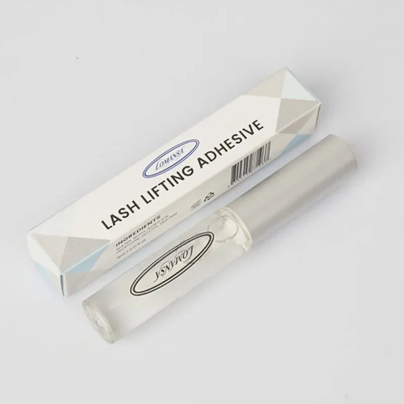 Eyelash Glue for Curling Thick Lashes - Transparent Liquid Adhesive for Lash Perms