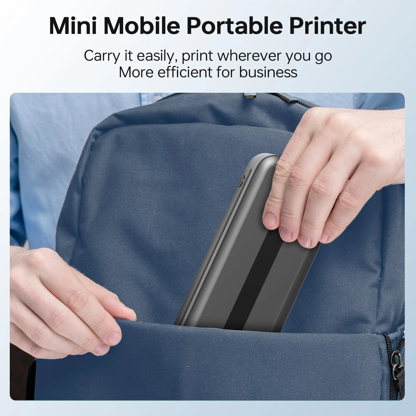 New A4 Portable Wireless Printer M832 – Inkless Thermal 300DPI Mobile Printer for Travel, Work & Home, Android & iOS Support