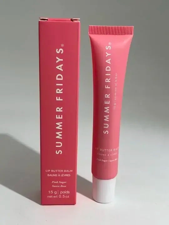 Summer Fridays Lip Balm – Moisturizing Vanilla Pink Sugar & Coffee Cake Scented Lip Gloss, Transparent Lip Oil Makeup