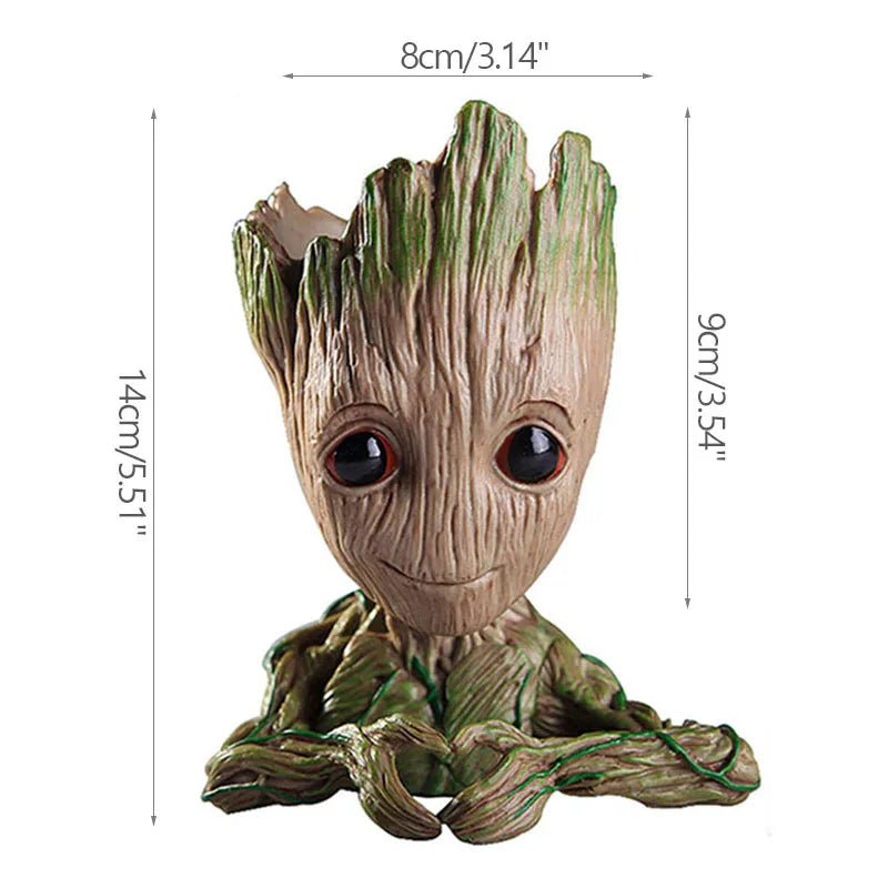 Groot Planter Flower Pot for Indoor Plants – Anime Figurine Ornament & Home Decor Gift