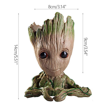 Groot Planter Flower Pot for Indoor Plants – Anime Figurine Ornament & Home Decor Gift