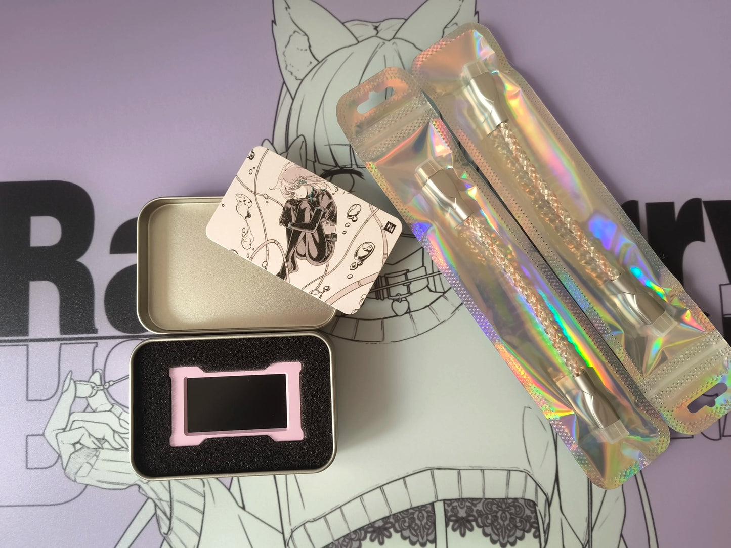 HMLAB ZNEO Gaming USB Hub – 2-to-3 Port with 8K Hz, Independent Power & Screen for Gaming Desk Setup