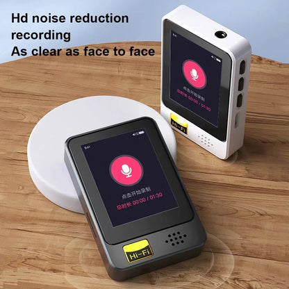 1.8 Inch Full Screen MP3 Player - HIFI Bluetooth 5.2 Speaker, MP4 Video Playback and FM Recorder for Walkman