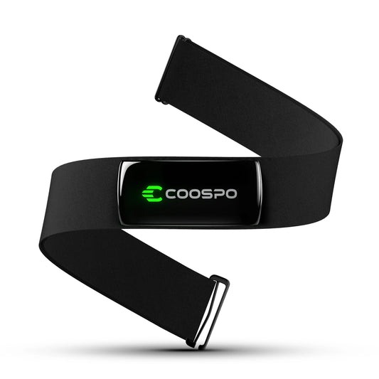 COOSPO H9Z Bluetooth Heart Rate Monitor Chest Strap — ANT+ HRM Waterproof for Garmin, Wahoo, Zwift