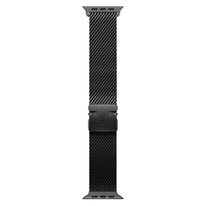 100% Titanium Milanese Loop Band for Apple Watch Ultra 2/1, Series 10–6, SE – iWatch Strap for 45mm 46mm 49mm Models