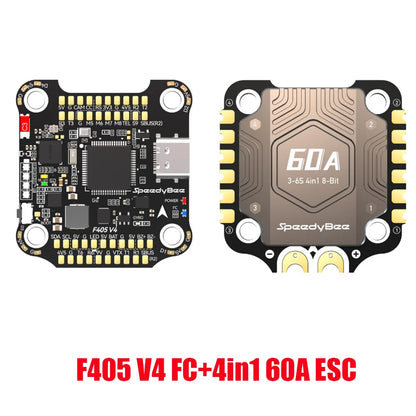 SpeedyBee F405 V4 BLS 60A 30x30 FC & ESC Stack for FPV Racing Drones