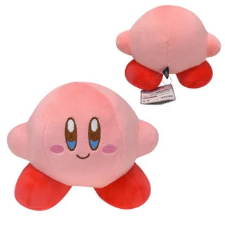 Kawaii Kirby Plush Doll - Soft Stuffed Anime Cartoon Toy, Ideal Christmas and Birthday Gift for Children