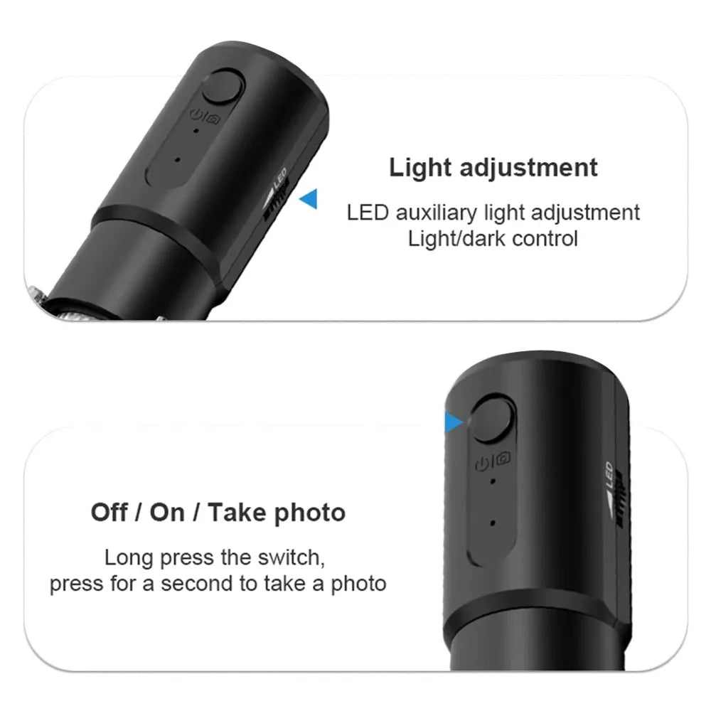 WiFi Digital Microscope - Wireless Electron Dermatoscope for Scalp Detection, Pores Magnifier & Skin Analyzer