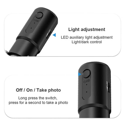 WiFi Digital Microscope - Wireless Electron Dermatoscope for Scalp Detection, Pores Magnifier & Skin Analyzer