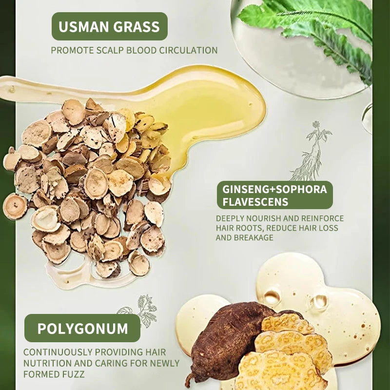 Natural Herbal Usman Grass Shampoo Soap – Handmade Hair Care for Nourishing, Oil Control & Refreshing Soft Hair