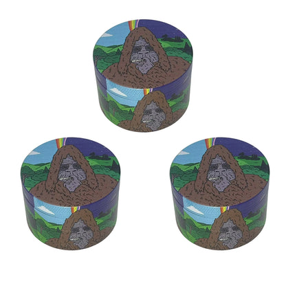 50mm Metal Gorilla Herb Grinder – 4-Layer Manual Spice, Pepper & Tobacco Mill for Cigarette Smoking Accessories