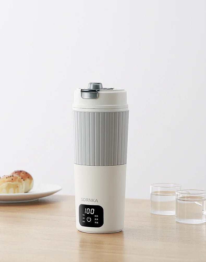 650ml Portable Electric Kettle — Travel Water Boiler with Temperature Control, LED Display Smart Teapot