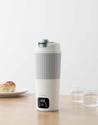 650ml Portable Electric Kettle — Travel Water Boiler with Temperature Control, LED Display Smart Teapot