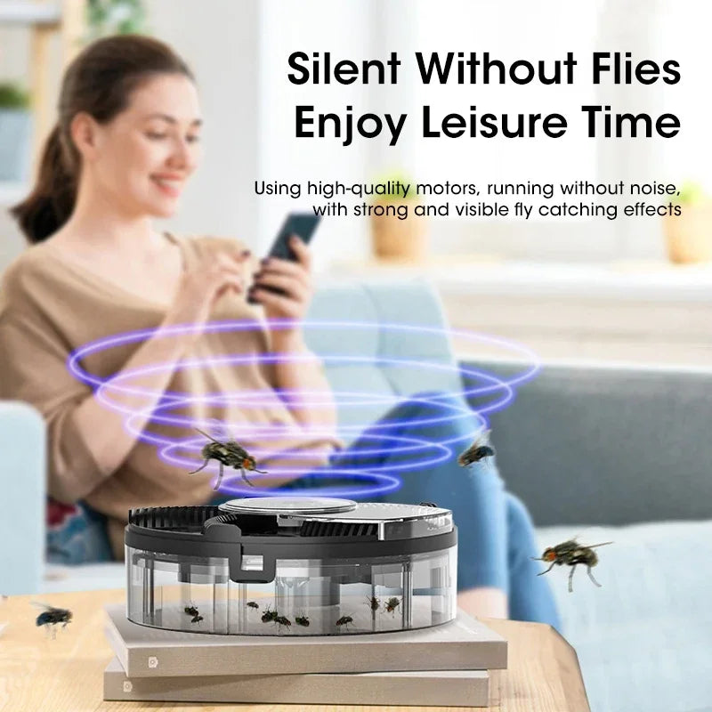 USB Electric Fly Trap — Automatic Insect Catcher & Pest Control Device for Flies