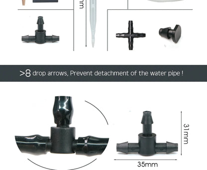 Tuya WiFi Solar Smart Drip Irrigation System — Remote Control Watering Kit for Garden & Balcony Plants