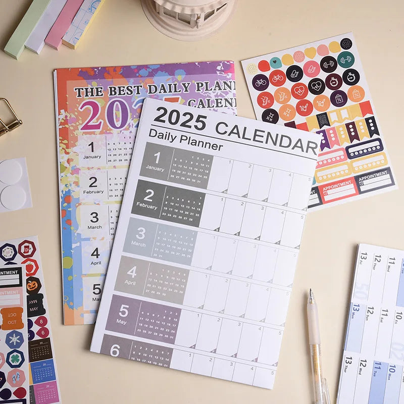 2024-2025 Kawaii Wall Calendar Planner – Large Schedule Organizer, To-Do List, Target Tracker, Office Supplies