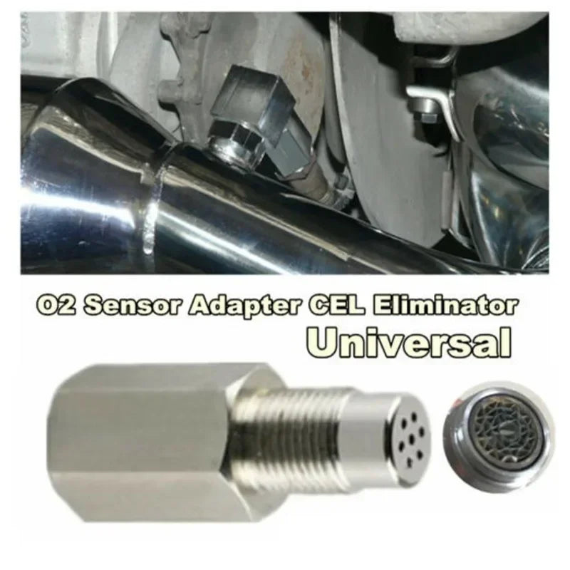 Oxygen O2 Sensor M18X1.5 Extender Spacer Adapter – P0420 P0430 Catalytic Converter CEL Eliminator for Check Engine Light