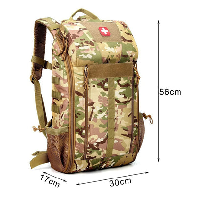 Tactical Outdoor Medical Backpack – Large Capacity Emergency & Camping Bag