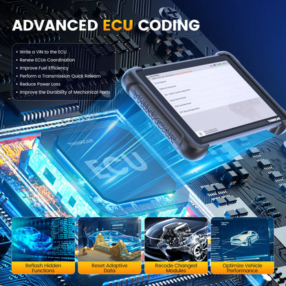 Global THINKCAR THINKSCAN 689BT OBD2 Diagnostic Tool – DOIP CANFD Bi-Directional ECU Coding with 34 Resets & Lifetime Free Updates