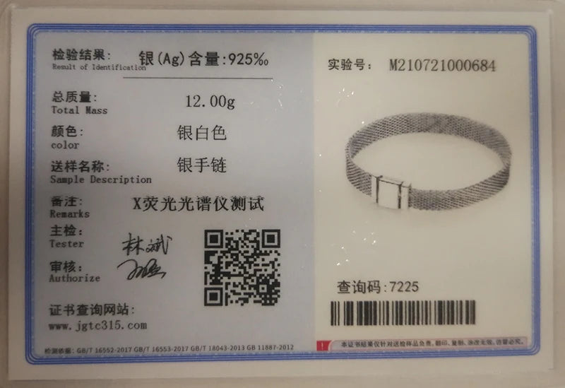 New 925 Sterling Silver Snake Chain Charm Bracelet – Fits Original 925 Pendant Charms & Beads, Heart Bracelet Jewelry for Women