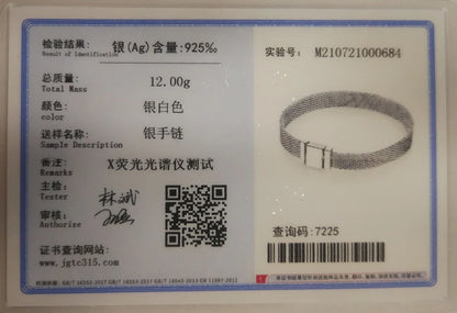 New 925 Sterling Silver Snake Chain Charm Bracelet – Fits Original 925 Pendant Charms & Beads, Heart Bracelet Jewelry for Women