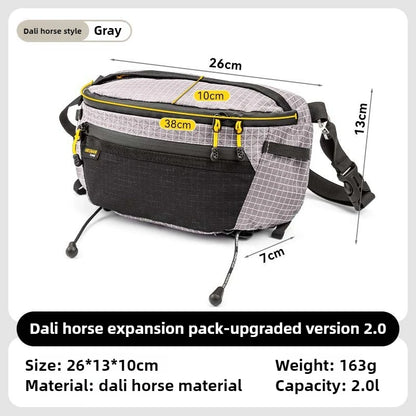 HIKEMAN Waterproof Outdoor Hiking Chest Bag – Large Capacity Crossbody Pack for Cycling, Camping & Travel