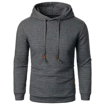 Warm Men's Solid Color Hoodie - Oversized Sweatshirt with Zipper, Paired Hoodies for Men & Women