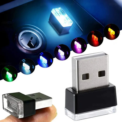 Mini USB LED Car Light – Plug & Play Interior Atmosphere Lamp, Emergency & Decorative USB Auto Lighting by Stonego