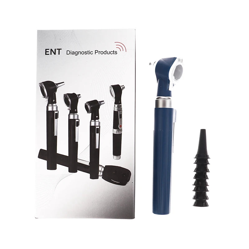 Professional Otoscope Diagnostic Kit – LED Endoscope for Ear Care, Por ...