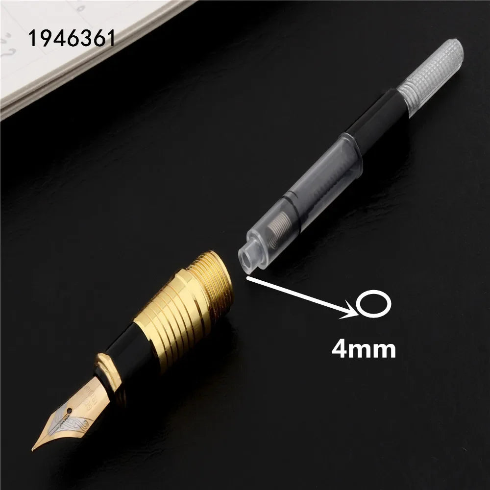 High-Quality 530 Golden Carving Mahogany Fountain Pen | Business School Student Office Supplies