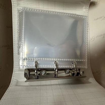 Flower Knows Angel Series Handheld Mirror – White, Black & Pink Compact Mirror