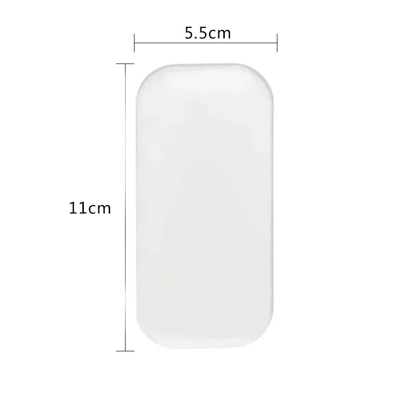 Eyelash Extension Forehead Sticker Pad – Silicone Pink Transparent Lash Tray & Pallet Holder for Makeup