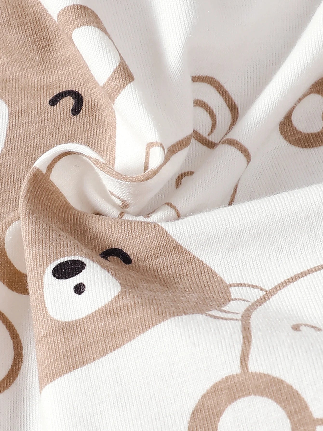 0-9 Months Baby Boy Set – Little Bear Long Sleeve Bodysuit, Pants, Hat & Socks for Spring & Autumn Newborns