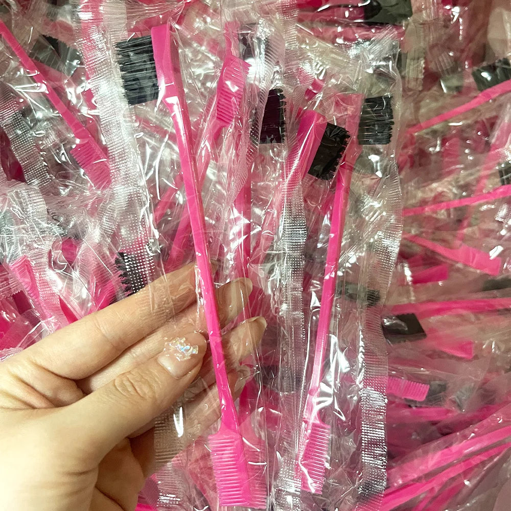 10/20PCS Double-Sided Hair Edge Control Brushes – Multifunctional Hair & Eyebrow Styling Tools