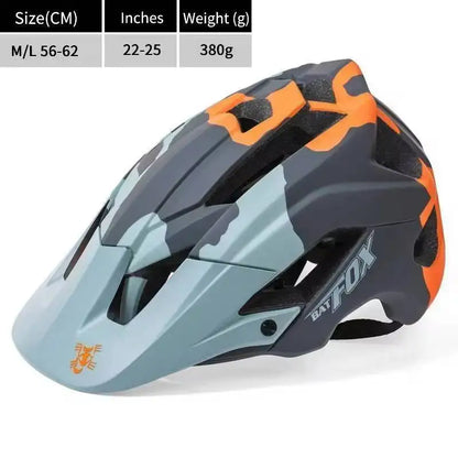 BATFOX Ultralight Bike Helmet – Molded Mountain & Road Helmet for Men, DH AM Cycling Equipment, Casco Ciclismo Bicicleta