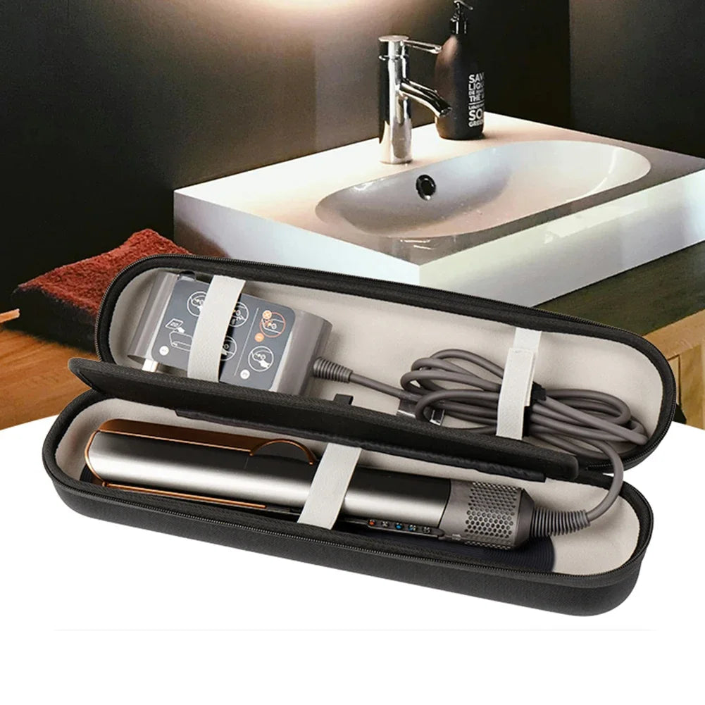 EVA Hard Carrying Case – Shockproof, Anti-Scratch Travel Storage Bag for Dyson Airstrait HT01 Hair Straightener